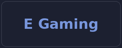 eGaming